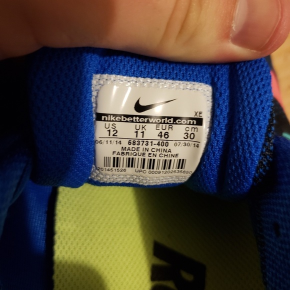 Mens Nike Zoom Structure 18 (size 12) - Picture 3 of 4